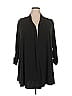 Susan Graver Black 3/4 Sleeve Blouse Size 2X - photo 1