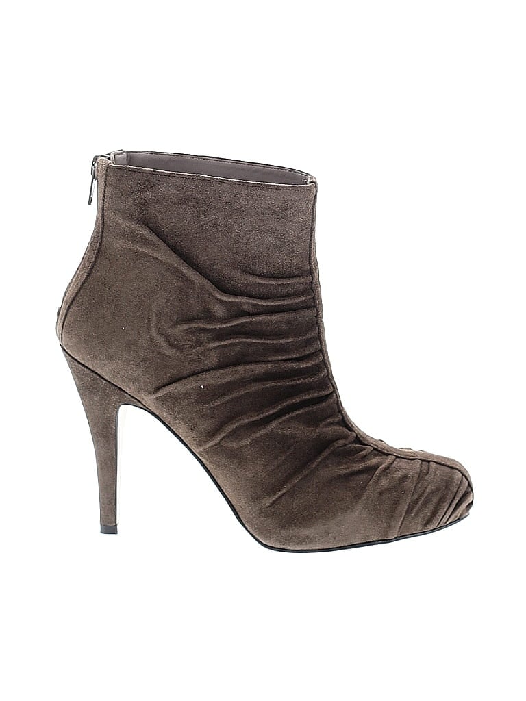 Pre-owned Nine West Ankle Boots In Brown