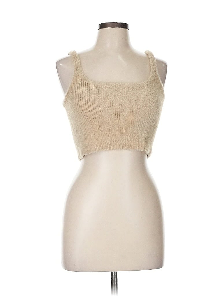 Saylor Ivory Sleeveless Top Size M - photo 1
