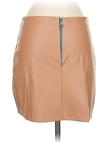 Haani Faux Leather Skirt (view 2)