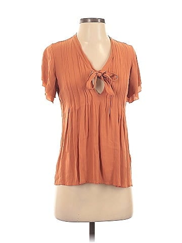 Joie Short Sleeve Silk Top (view 1)