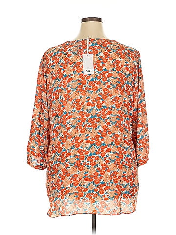 Rose + Olive 3/4 Sleeve Blouse (view 2)