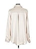 Princess Polly 100% Recycled Polyester Metallic Ivory Long Sleeve Blouse Size 10 - photo 2