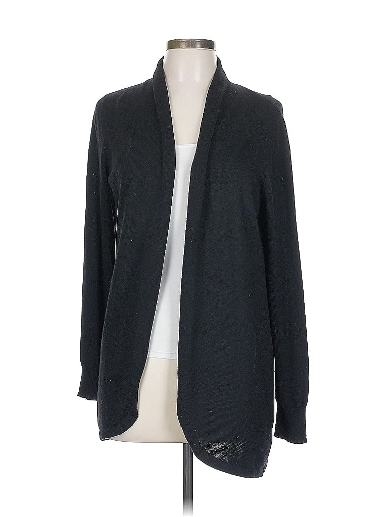 Pre-owned Ella Moss Cardigan Sweater In Black