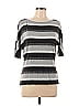 St. John Gray Short Sleeve Top Size L - photo 1