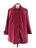 Roaman's 100% Polyester Burgundy Red Coat Size 30 - photo 1