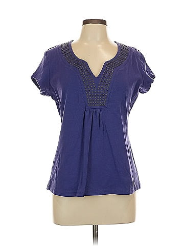Liz & Co. Short Sleeve Blouse (view 1)