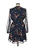 Cupshe 100% Polyester Floral Blue Cocktail Dress Size XL - photo 2