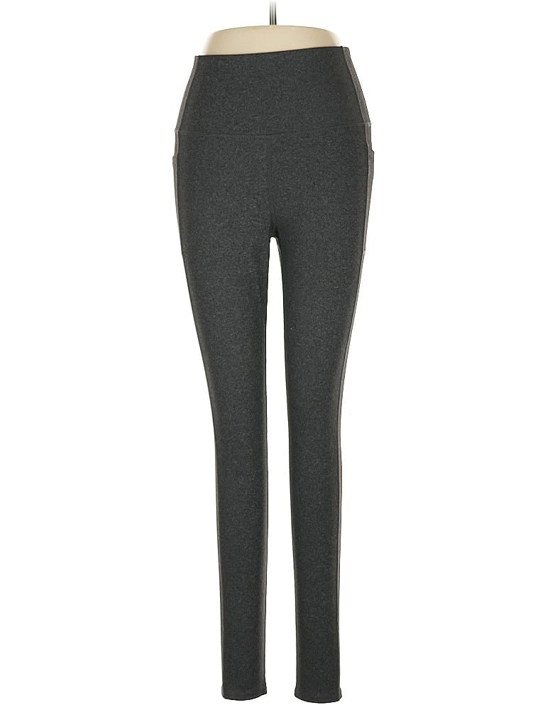 Pre-owned Skechers Active Pants In Gray