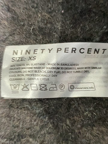 Ninety Percent Black Casual Dress Size XS