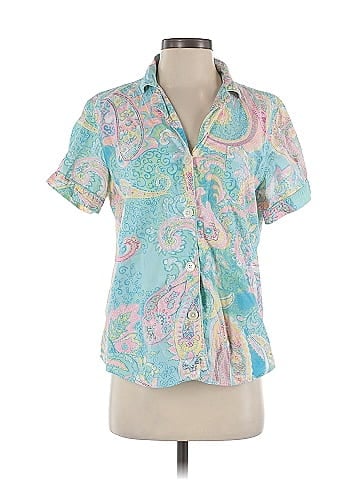 Lauren by Ralph Lauren Short Sleeve Blouse (view 1)