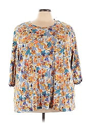 Logo By Lori Goldstein 3/4 Sleeve T Shirt
