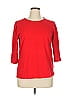 Anne Klein Sport Red 3/4 Sleeve Top Size XL - photo 1