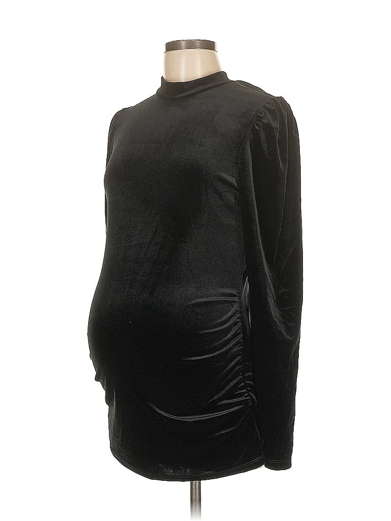 Motherhood Black Long Sleeve Top Size M - photo 1