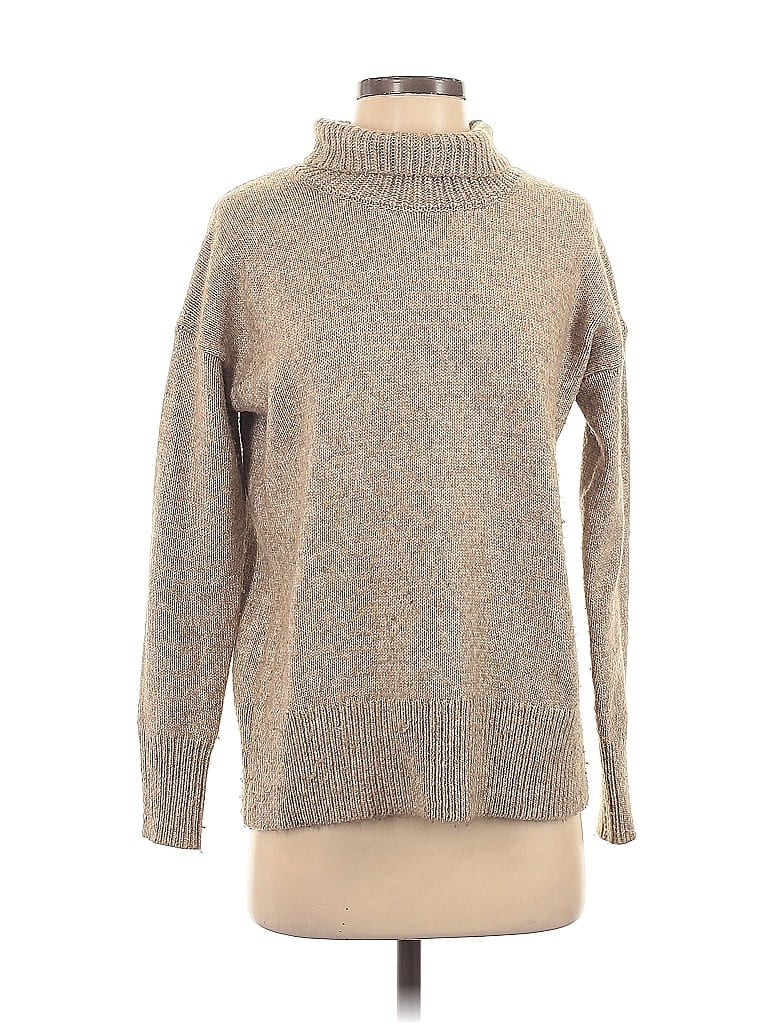 Pre-owned Ann Taylor Loft Turtleneck Sweater In Brown
