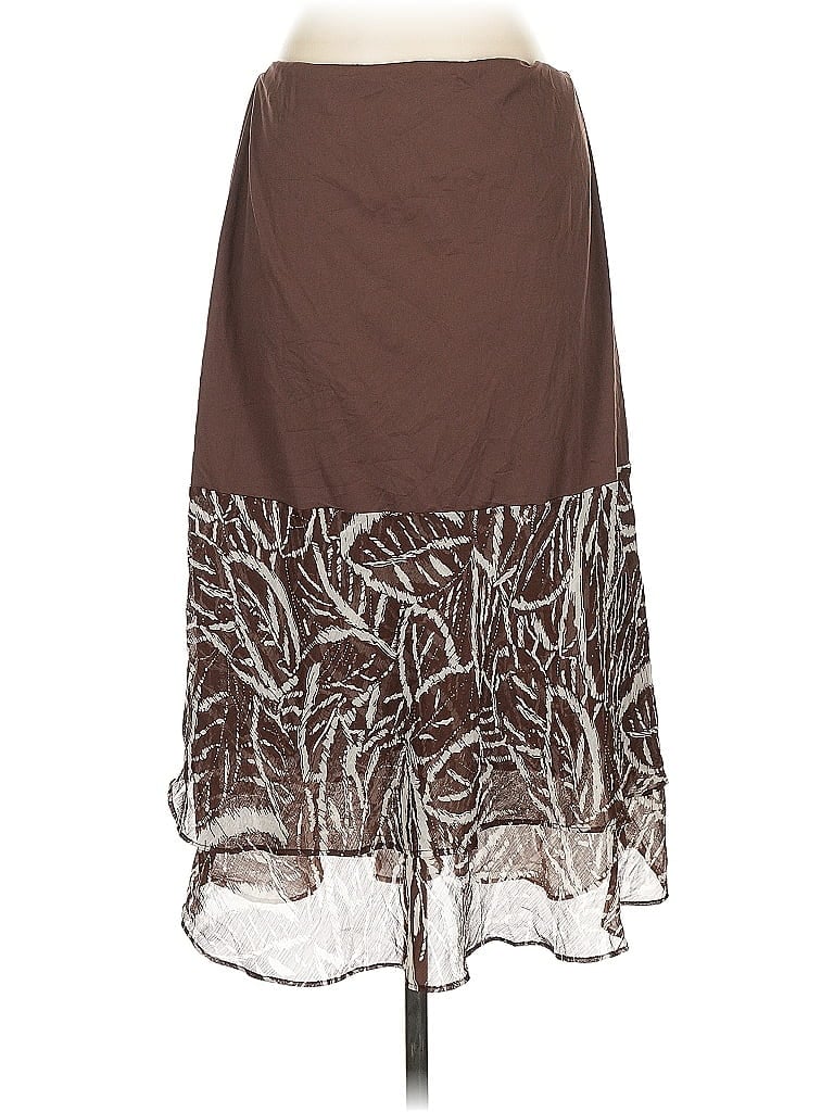 Pre-owned Coldwater Creek Casual Skirt In Brown
