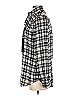 Equipment 100% Silk Checkered-gingham Black Long Sleeve Silk Top Size S - photo 5