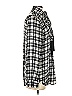 Equipment 100% Silk Checkered-gingham Black Long Sleeve Silk Top Size S - photo 4