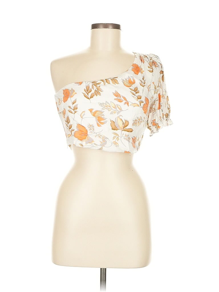 Pre-owned Seven Wonders Short Sleeve T-shirt In White