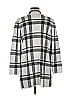 Elle Plaid Gray Coat Size M - photo 2