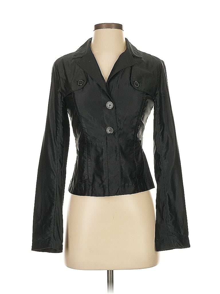 Pre-owned Mossimo Blazer Jacket In Black