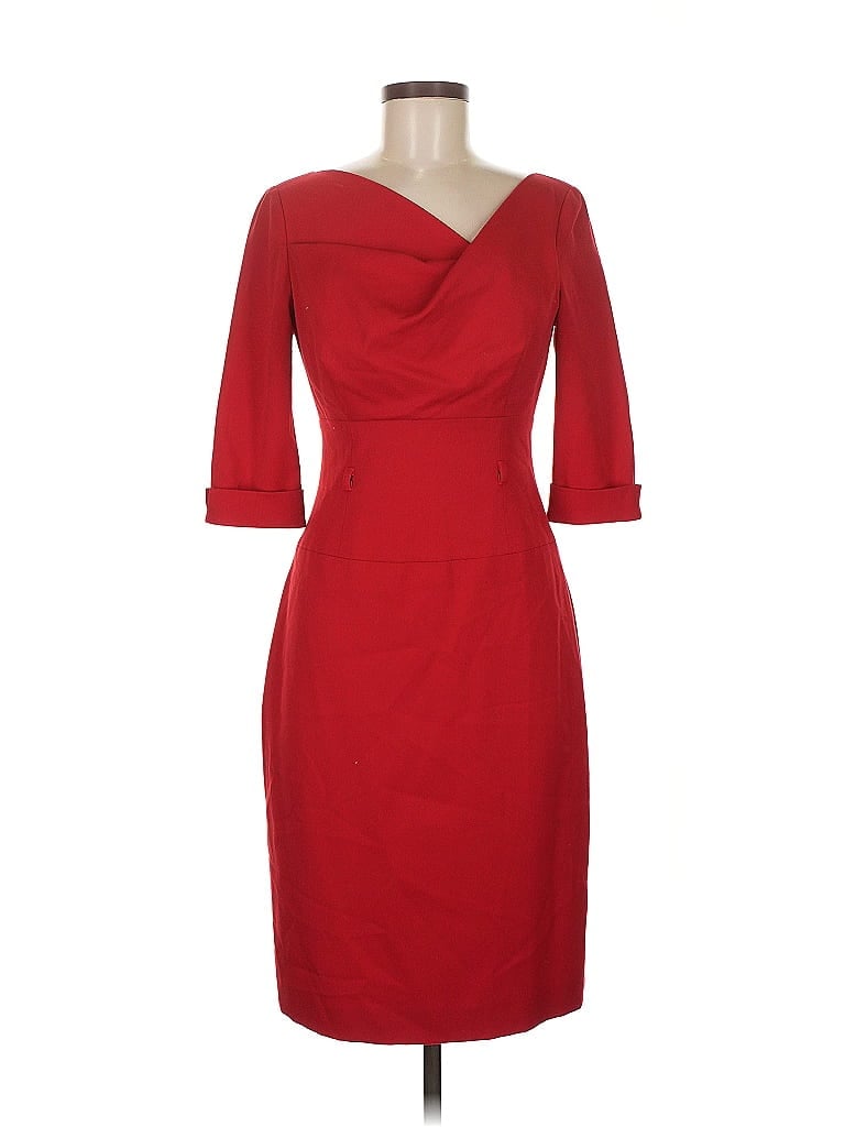 Black Halo Red Cocktail Dress Size 6 - photo 1