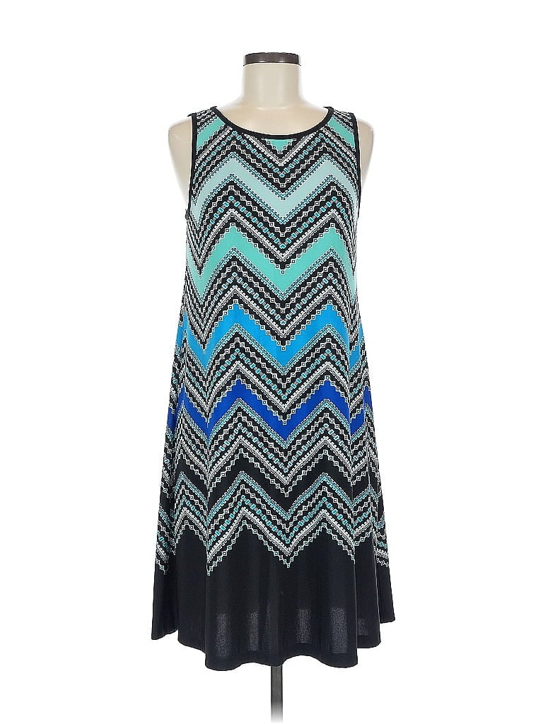 Pre-owned Rn Studio By Ronni Nicole Casual Dress In Blue