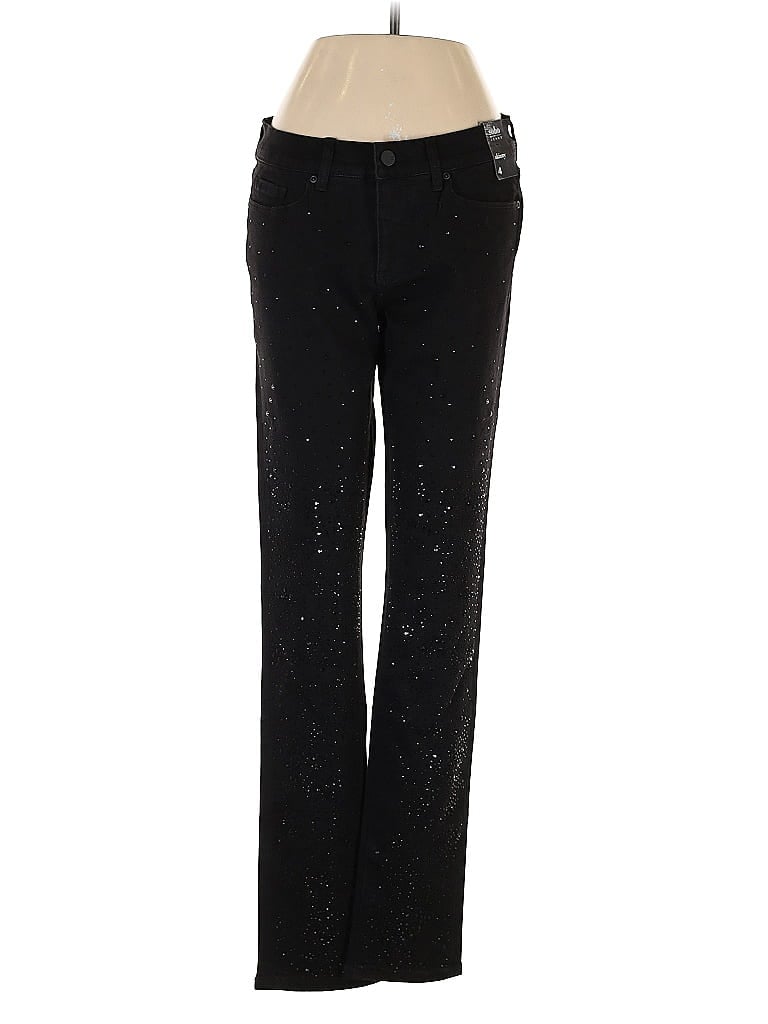 Soho JEANS NEW YORK & COMPANY Stars Black Jeans Size 4 - photo 1