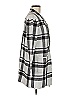 Elle Plaid Gray Coat Size M - photo 4