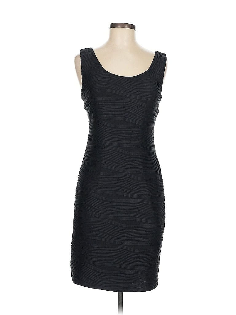 Studio Y Solid Black Cocktail Dress Size M - photo 1