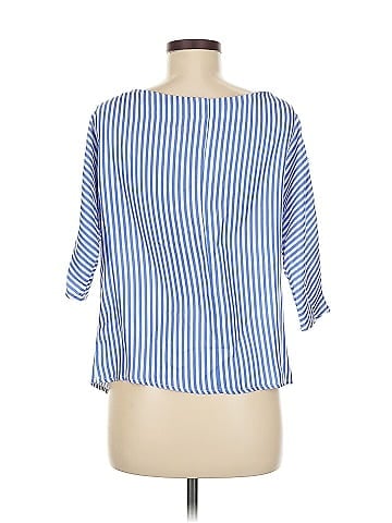 PAPER London 3/4 Sleeve Silk Top (view 2)