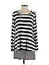 LOGO by Lori Goldstein Gray Casual Dress Size M - photo 1