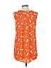 CAbi 100% Polyester Orange Sleeveless Blouse Size S - photo 2