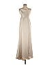Amsale 100% Polyester Tan Gray Cocktail Dress Size 4 - photo 1