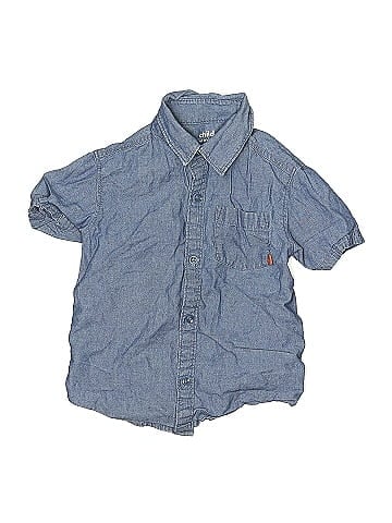 Child of Mine by Carter's Short Sleeve Button-Down Shirt (view 1)