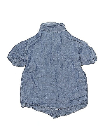 Child of Mine by Carter's Short Sleeve Button-Down Shirt (view 2)