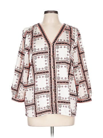Ann Taylor LOFT 3/4 Sleeve Blouse (view 1)