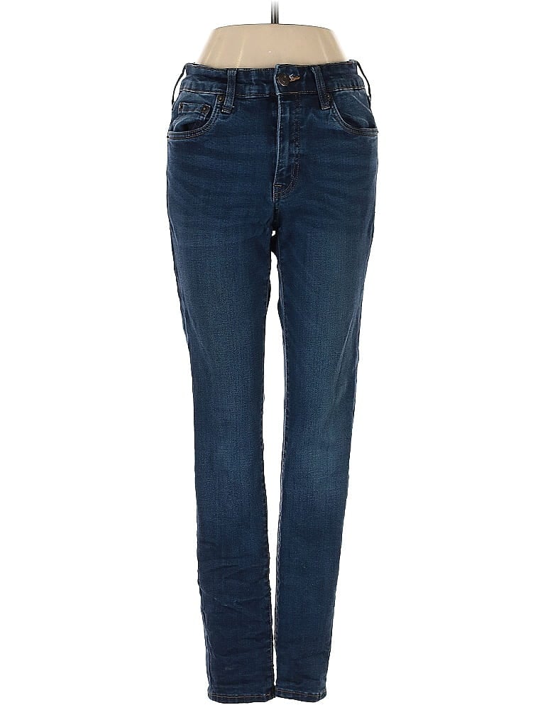 Aeropostale Solid Blue Jeans Size 4 - photo 1
