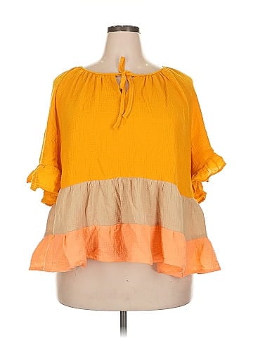 Cato 3/4 Sleeve Blouse (view 1)