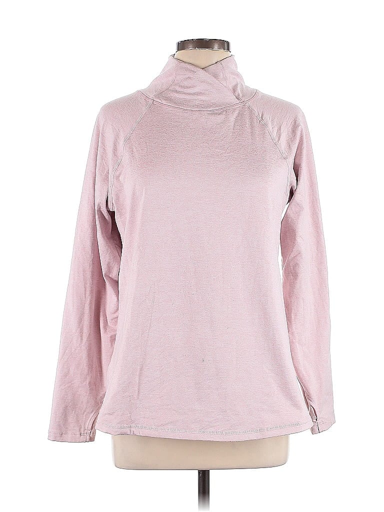 Crz Yoga Pink Long Sleeve Turtleneck Size L - photo 1