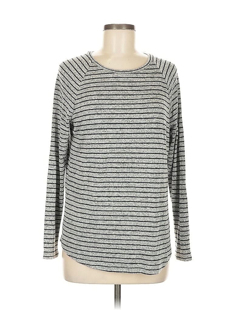 Pre-owned Nzt By Nic+zoe Pullover Sweater In Gray