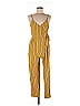 No Boundaries Stripes Yellow Jumpsuit Size M - photo 1