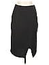 Gracia 100% Polyester Solid Black Casual Skirt Size L - photo 1