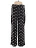 Eva Mendes by New York & Company Polka Dots Black Casual Pants Size L - photo 1