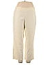 Giorgio Armani Solid Ivory Casual Pants Size EU (IT) 48 / US 12 - photo 1