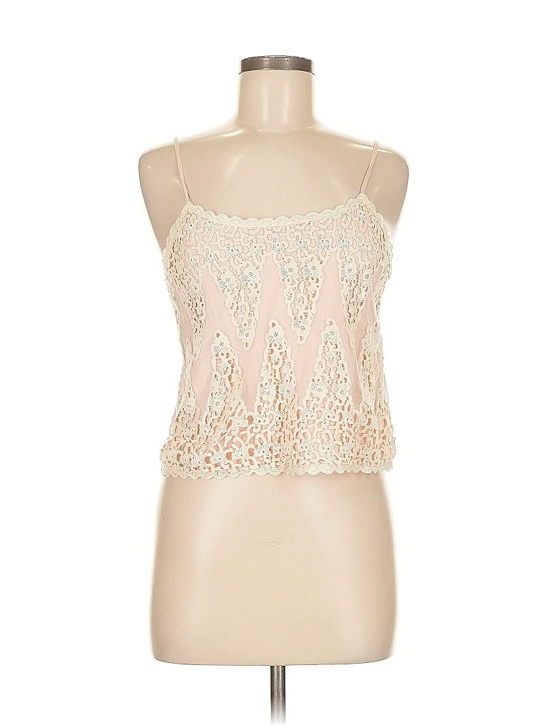 Tiny 100% Polyester Ivory Sleeveless Top Size M - photo 1