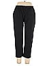 Who What Wear Solid Black Linen Pants Size 14 - photo 1
