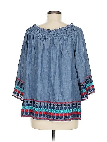 Shana 3/4 Sleeve Blouse (view 2)