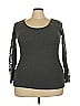 Ambiance Gray Long Sleeve Top Size 3X - photo 1