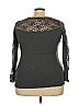 Ambiance Gray Long Sleeve Top Size 3X - photo 2